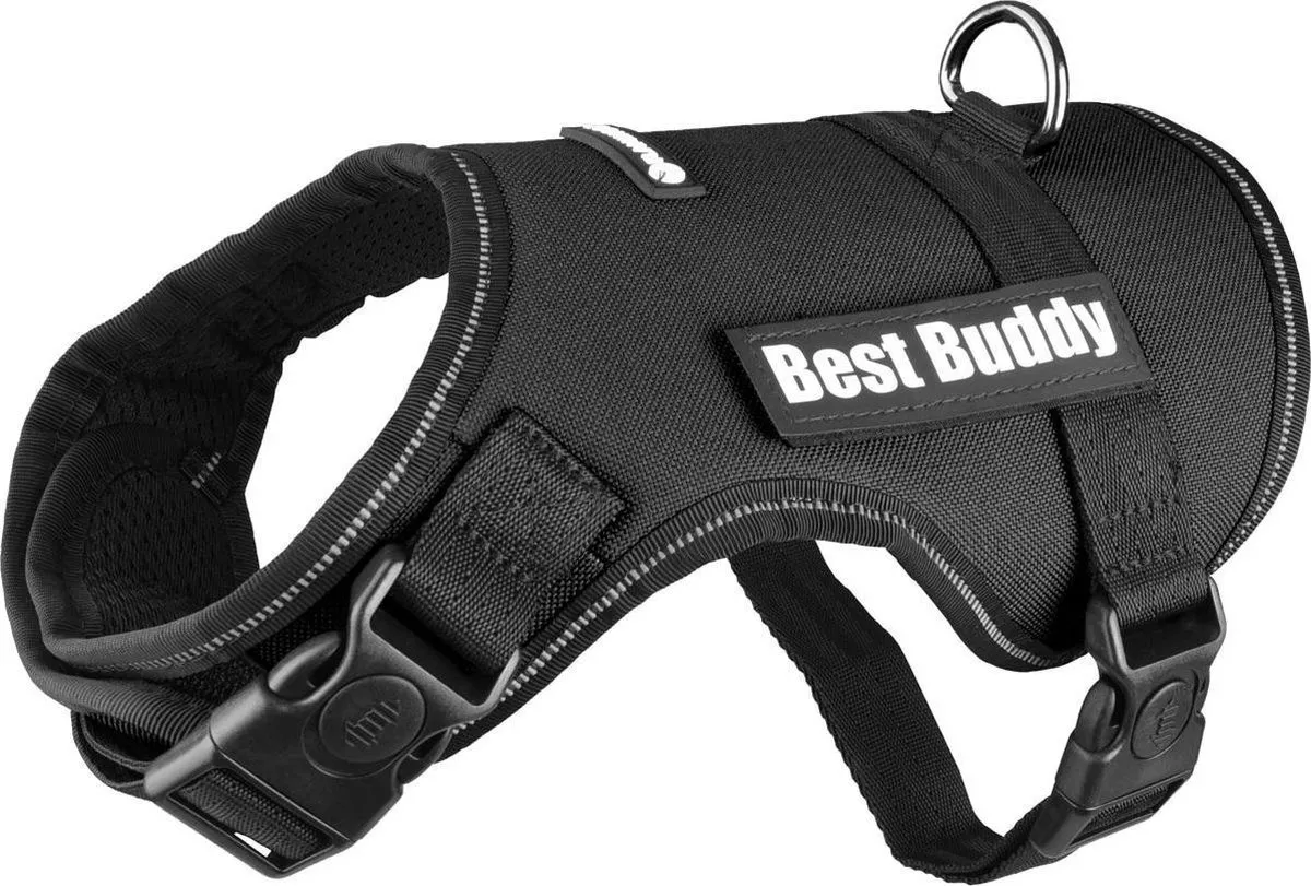 Flamingo Uranus Harnas Best Buddy Zwart S 50-70cm