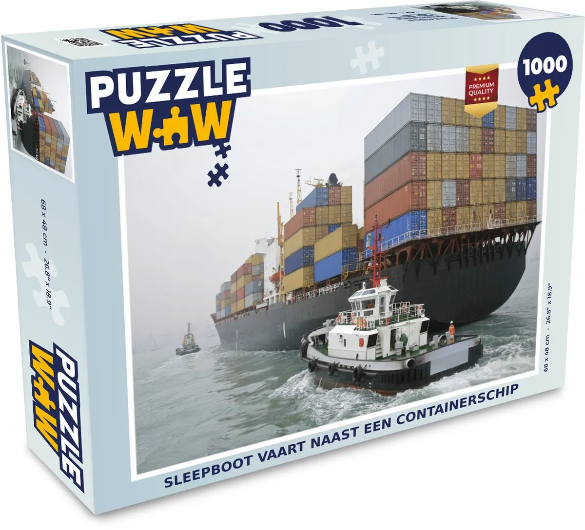 PuzzleWow Legpuzzel 1000 Stuks Sleepboot