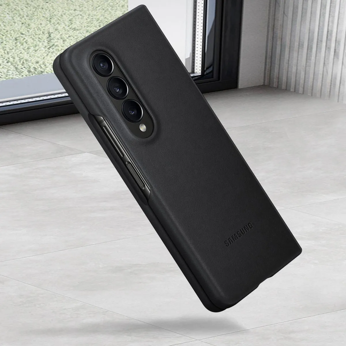 Samsung Leather Cover EF-VF936LBEGWW - Zwart