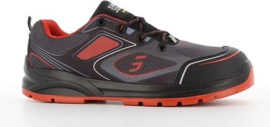 Safety Jogger Cador S1P Veiligheidsschoen SlipvastSRC-ESD Rood