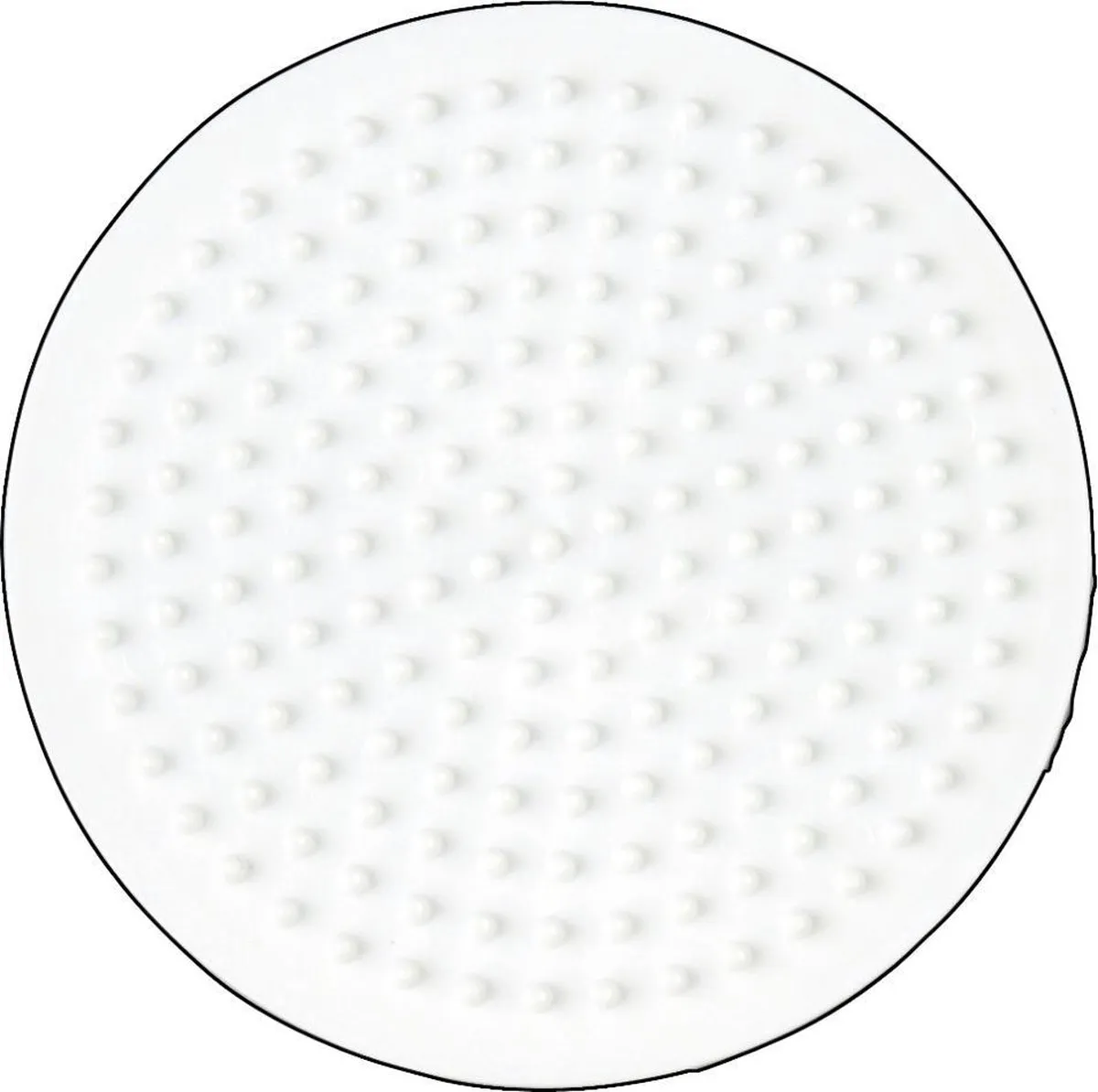 Hama Strijkkralen Grondplaat Rond Klein - Wit