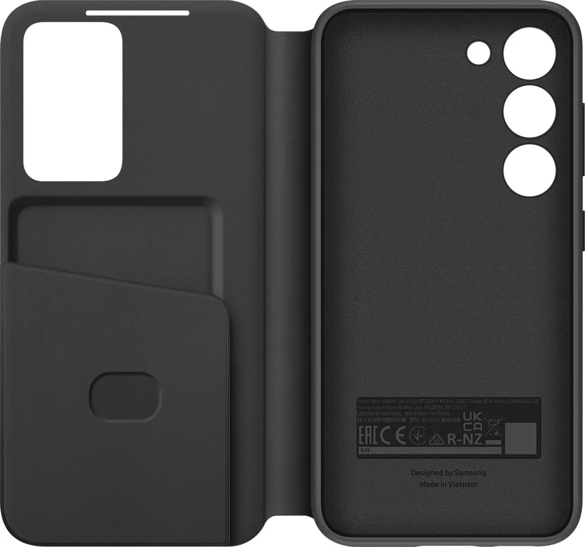 Samsung Smart S View Hoesje EF-ZS911CBEGWW - Galaxy S23 - Zwart - afbeelding 6 van 6