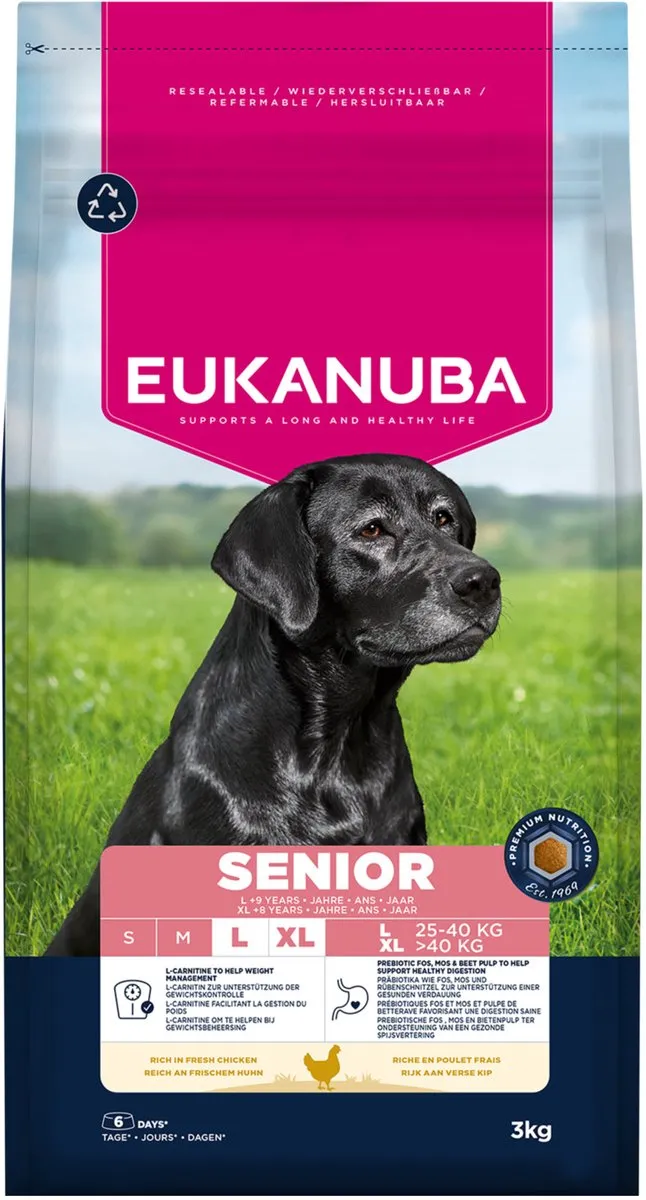Eukanuba Senior Large Breed Kip Hondenbrokken 3kg
