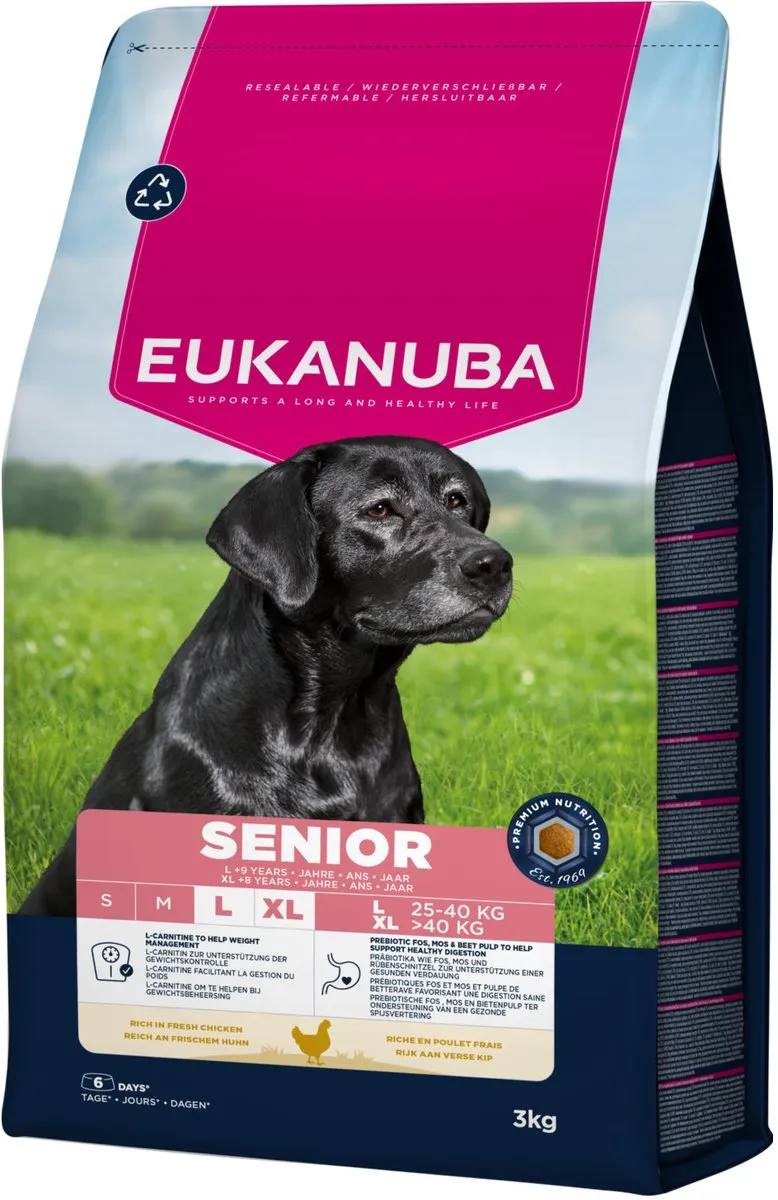 Eukanuba Senior Large Breed Kip Hondenbrokken 3kg