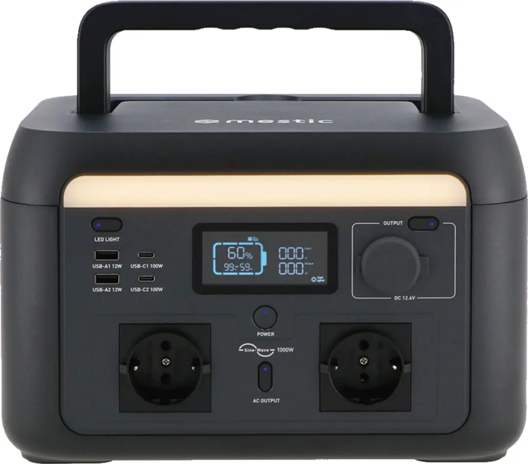 Mestic MPS-1000 Power Station 614Wh