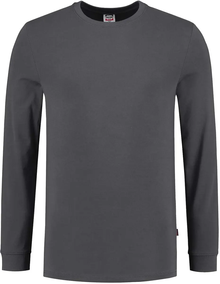 Tricorp T-Shirt Lange Mouw 101015 - Zwart 5XL - afbeelding 2 van 4