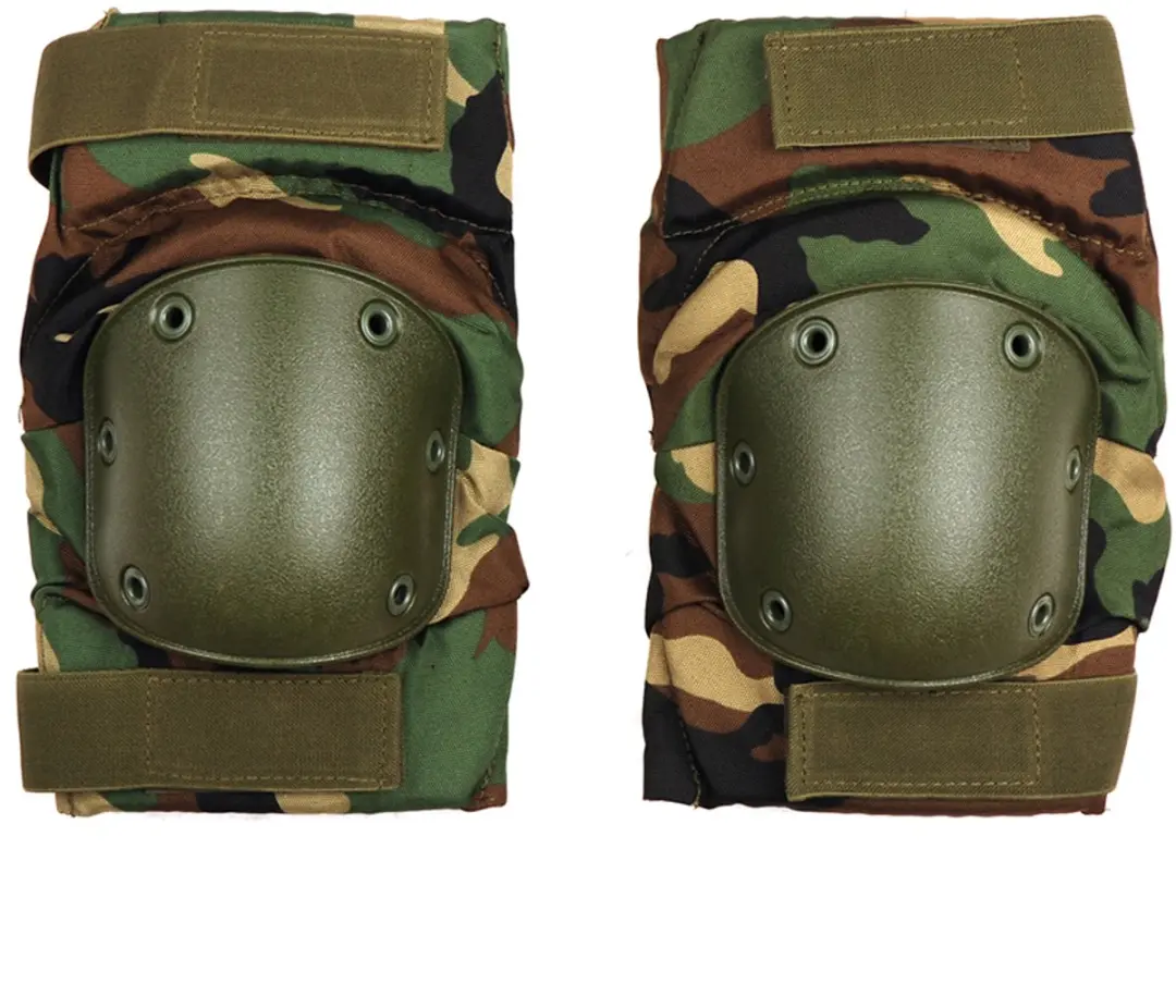 Knie beschermers neoprene woodland camo