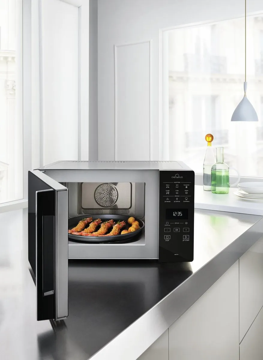 Whirlpool MCP 349 SL Combi-magnetron 800W - Zilver