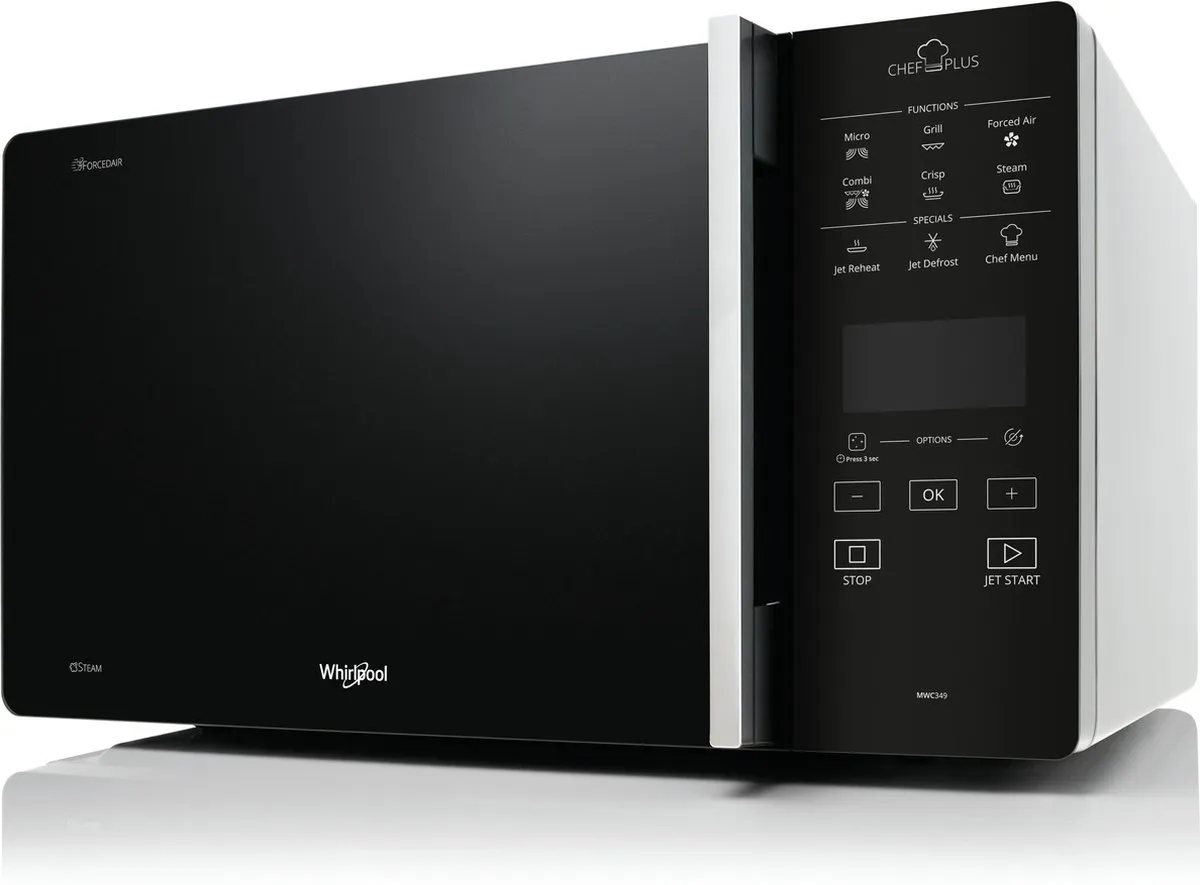 Whirlpool MCP 349 SL Combi-magnetron 800W - Zilver