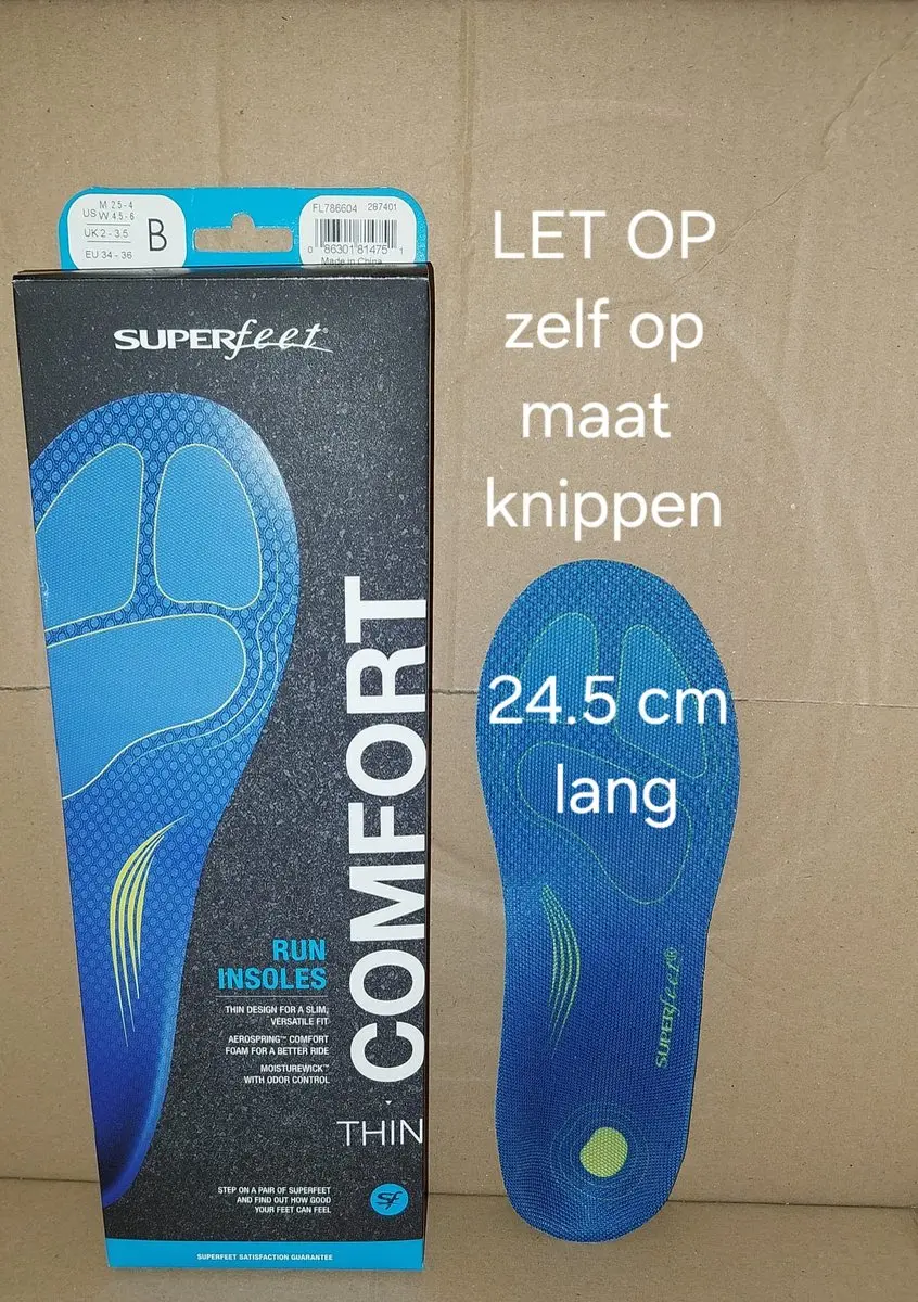 Superfeet Run Comfort Thin 34-36