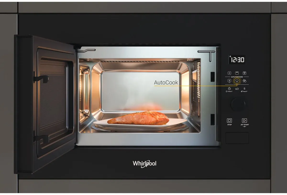 Whirlpool WMF200GNB Inbouw Grill Magnetron 20L 800W - Zwart