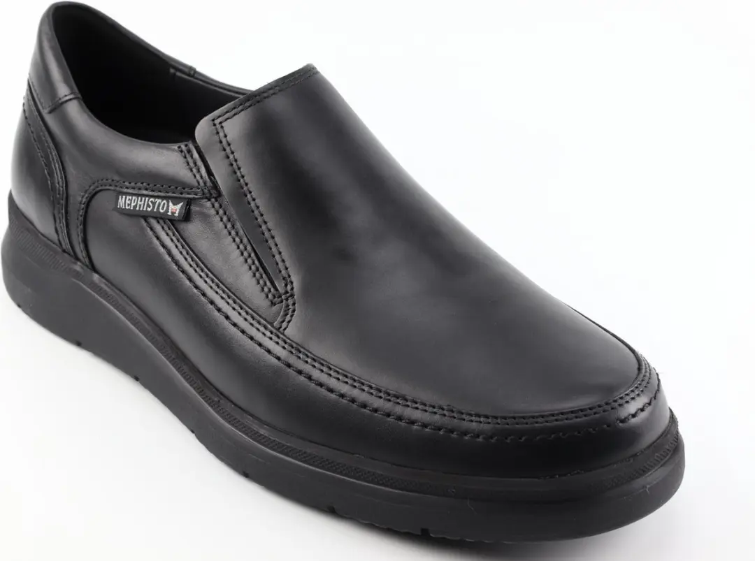 Mephisto ANDY RANDY - Volwassenen Instappers - Kleur: Zwart - afbeelding 2 van 6