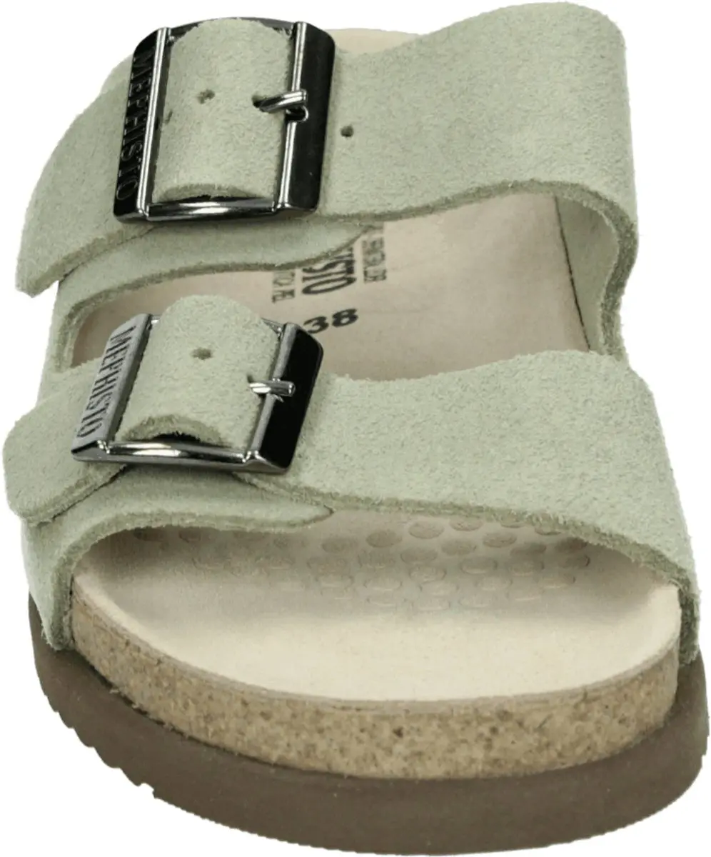 Mephisto - HESTER SANDVEL - Dames slippers - Kleur: Groen - Maat: 41 - afbeelding 4 van 6