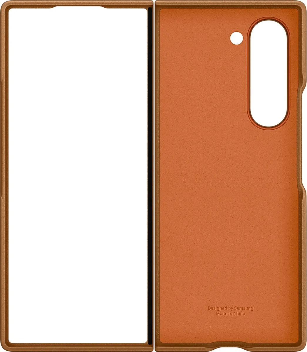 Samsung Galaxy Z Fold6 Vegan Leren Hoesje EF-VF956PAEGWW - Bruin