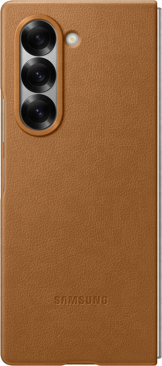 Samsung Galaxy Z Fold6 Vegan Leren Hoesje EF-VF956PAEGWW - Bruin