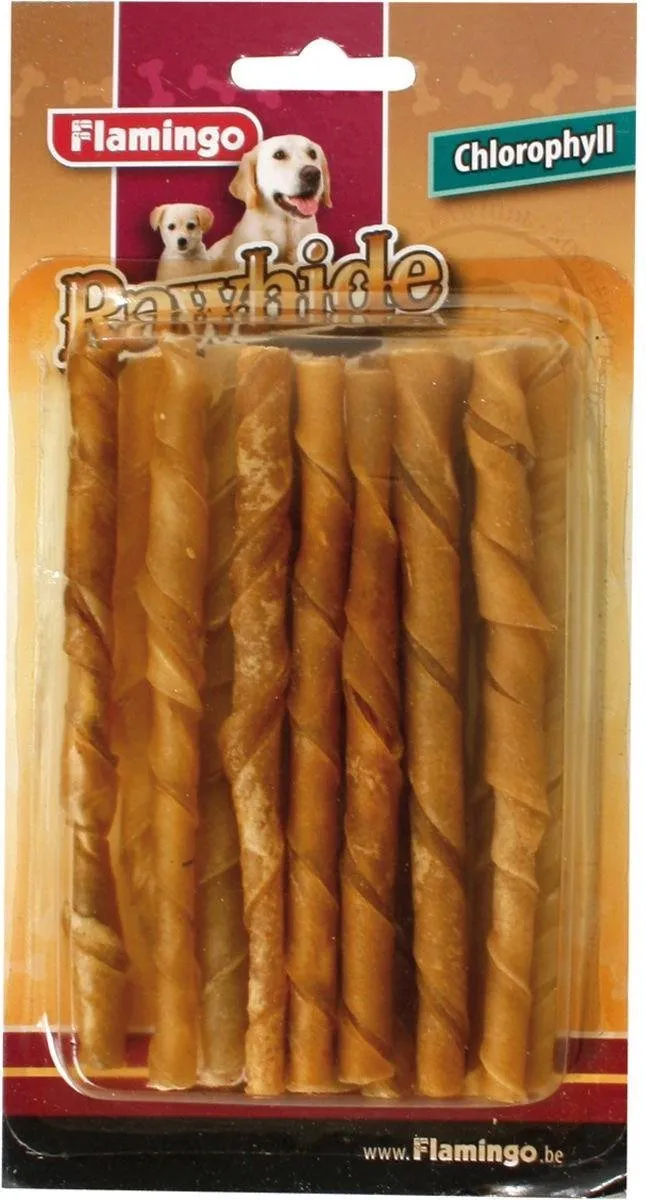 Flamingo Dental Chew Twist Hondensnack 15 Stuks