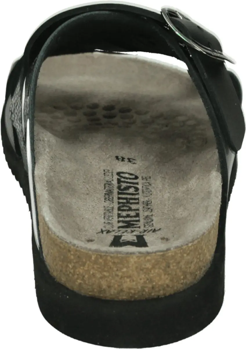 mephisto - HIDA - Dames slippers - Kleur: Zwart - Maat: 39 - afbeelding 2 van 4