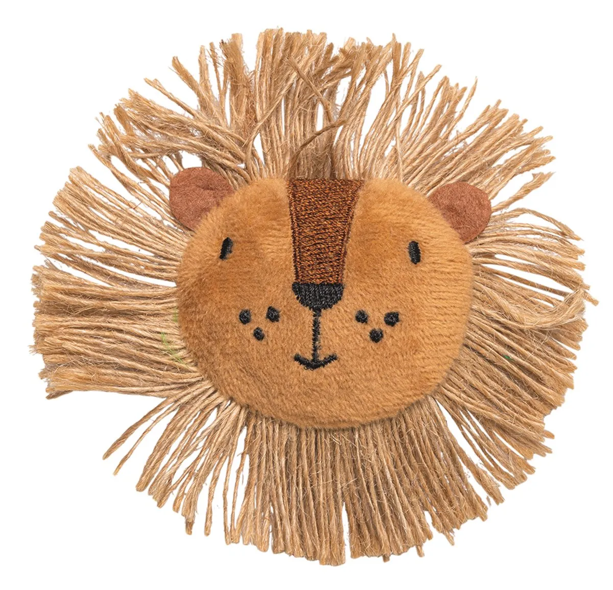 Beeztees Kattenspeelgoed Pluche Jungle Leon Bruin