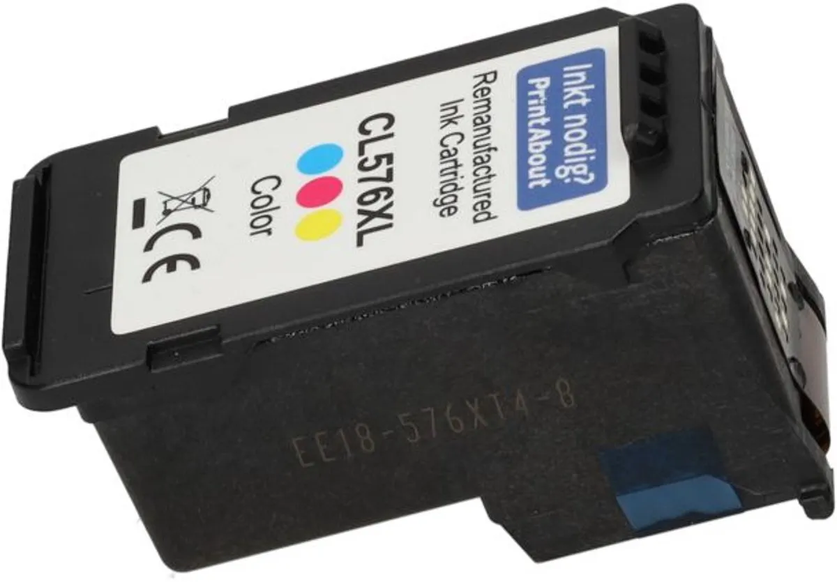 PrintAbout CL-576-PA Inktcartridge - 3-kleuren - 340 pagina's - Canon