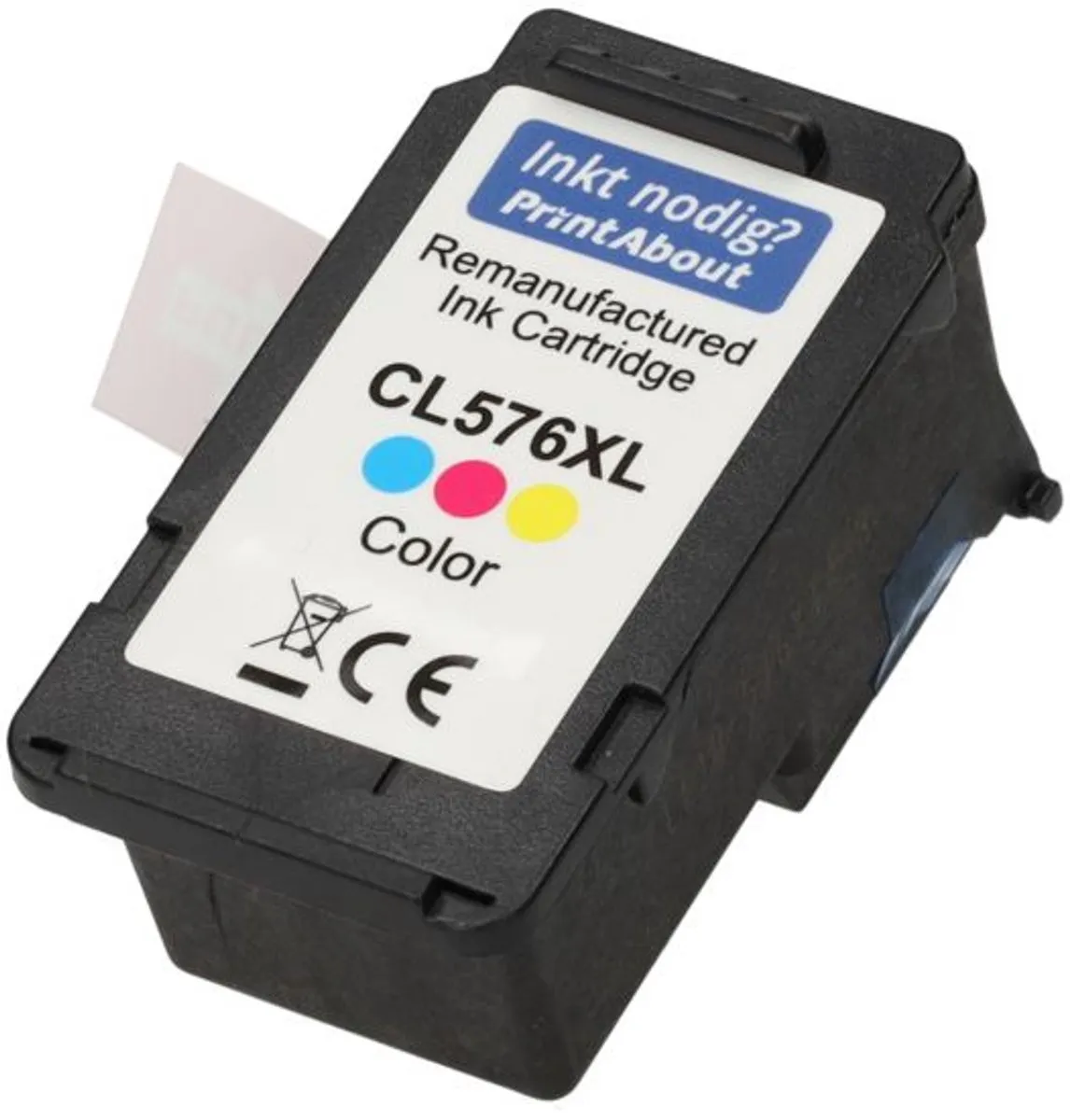 PrintAbout CL-576-PA Inktcartridge - 3-kleuren - 340 pagina's - Canon