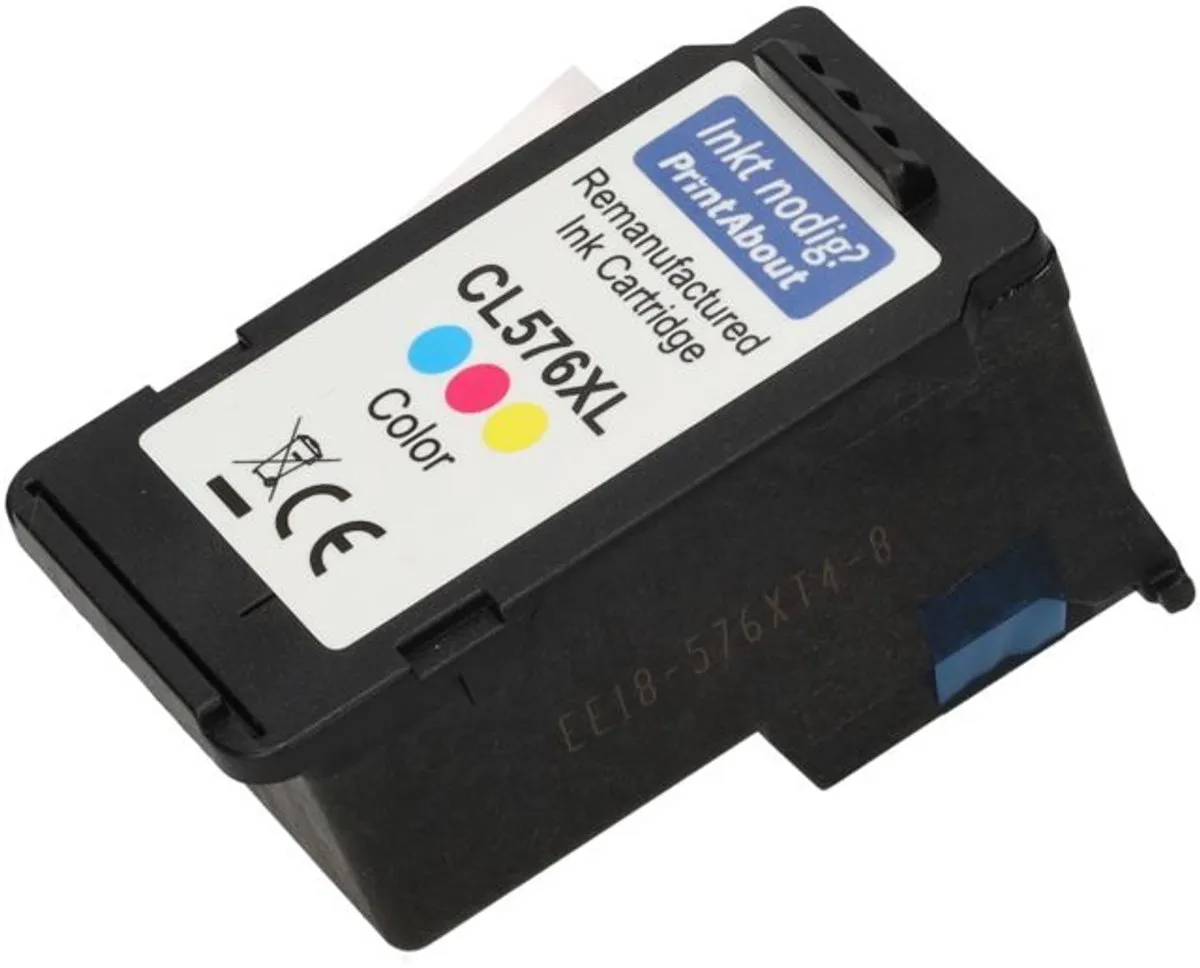 PrintAbout CL-576-PA Inktcartridge - 3-kleuren - 340 pagina's - Canon