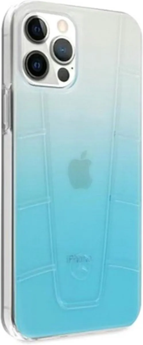 Mercedes-Benz Back Case Transparent Line iPhone 12 Pro Max - Blauw