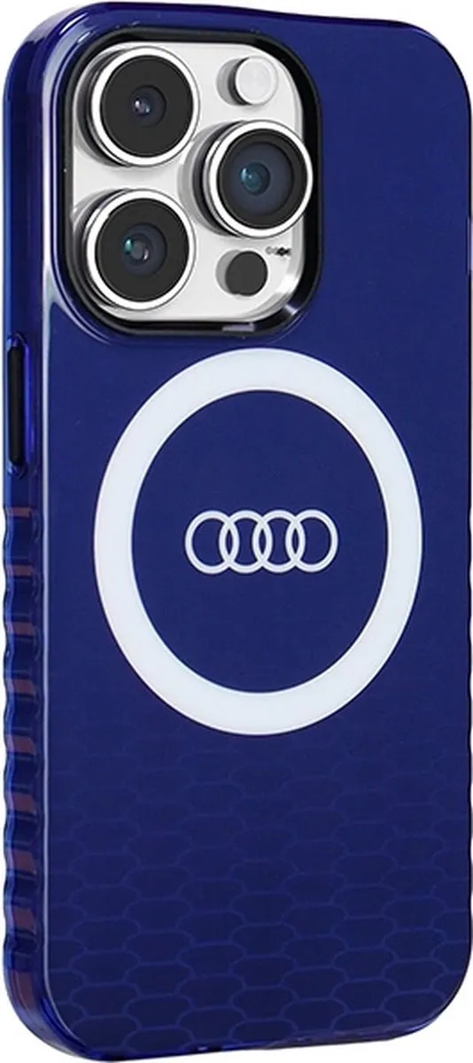 Audi IML Big Logo Back Case - iPhone 14 Pro - Blauw - afbeelding 5 van 6