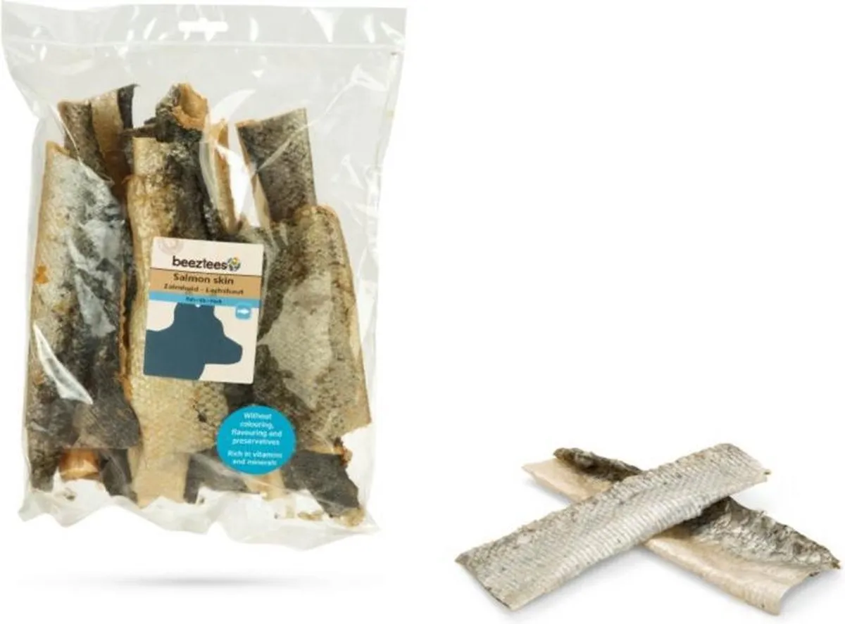 Beeztees Zalmhuid 150g