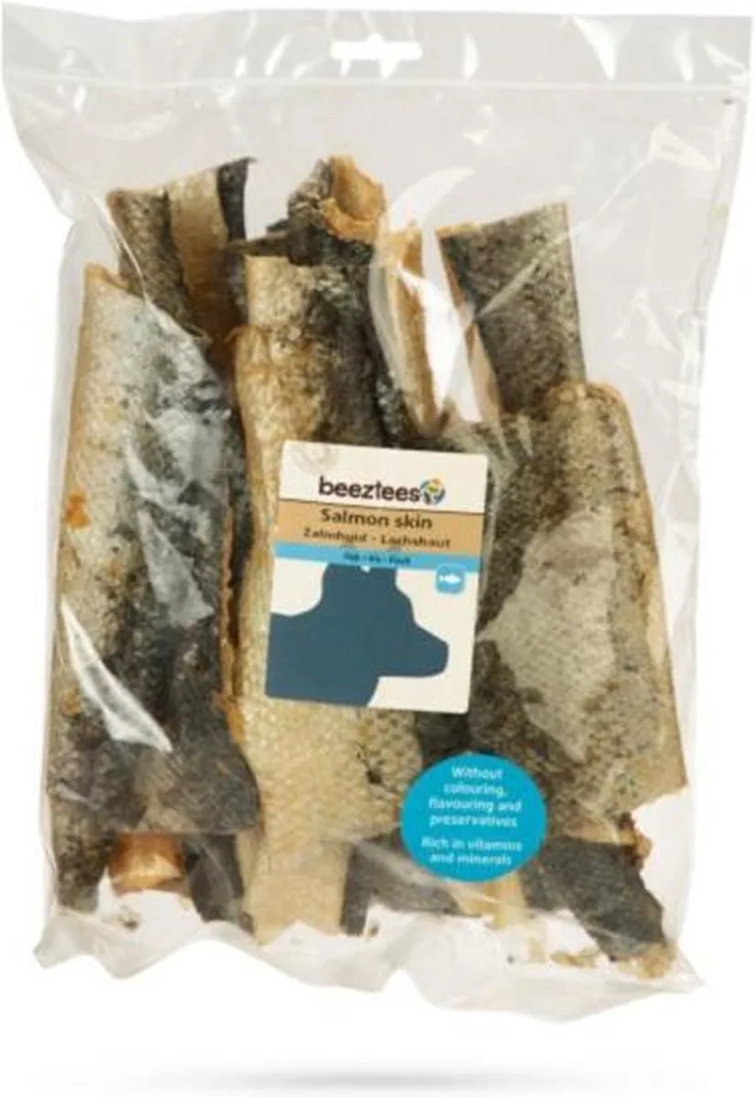 Beeztees Zalmhuid 150g