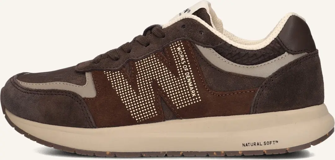 Woden Rigmor Heritage Sneakers - Bruin - Maat 41 - afbeelding 6 van 6