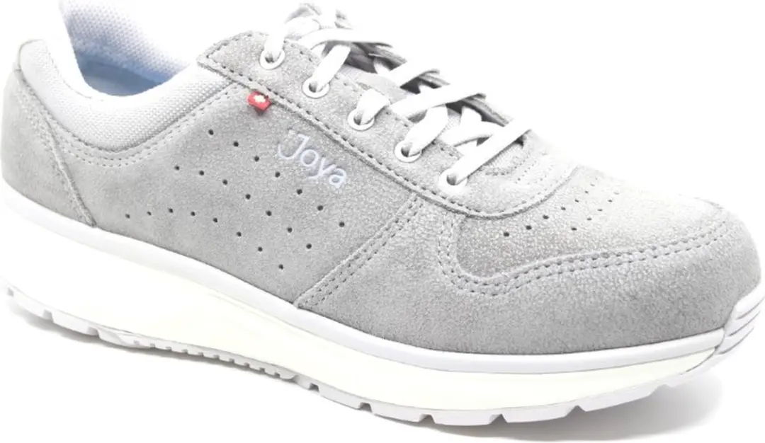 Joya, DYNAMO CL. LIGHT GREY, 970sne, Lichtgrijze sneaker met super zachte schokd