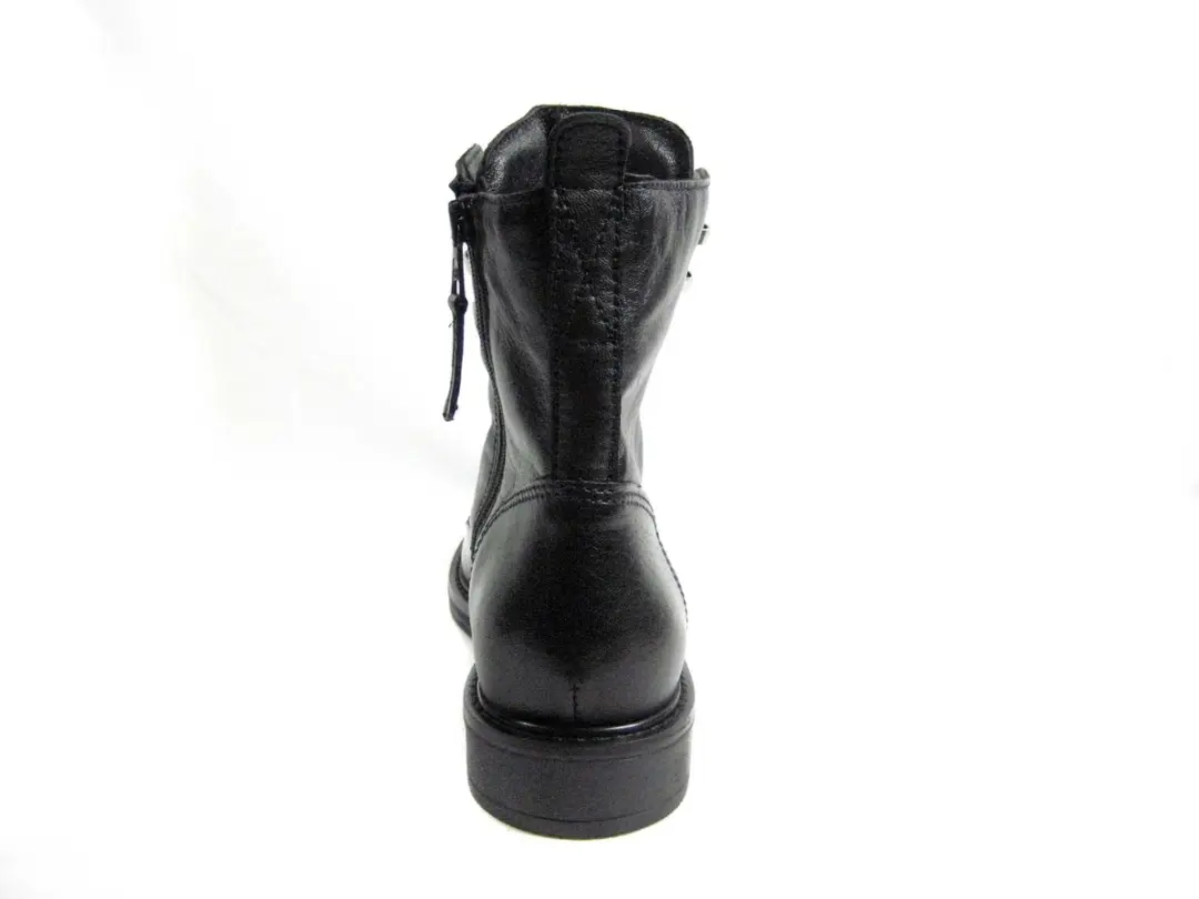 Mjus half hoge veterboot zwart T81208 maat 38