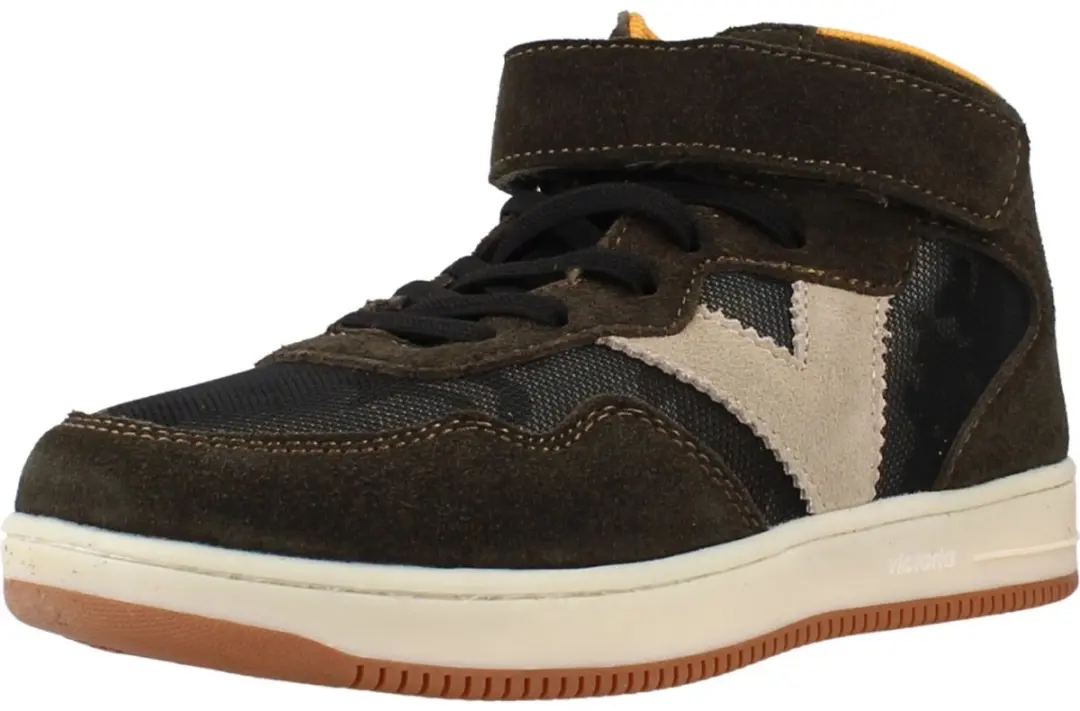 Time: hoge leren sneakers voor kinderen