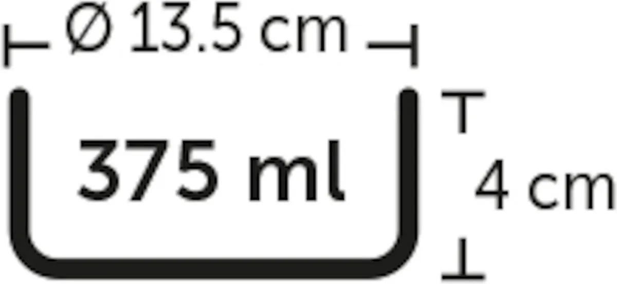 Flamingo Voerbak Kat - 13x4cm Wit
