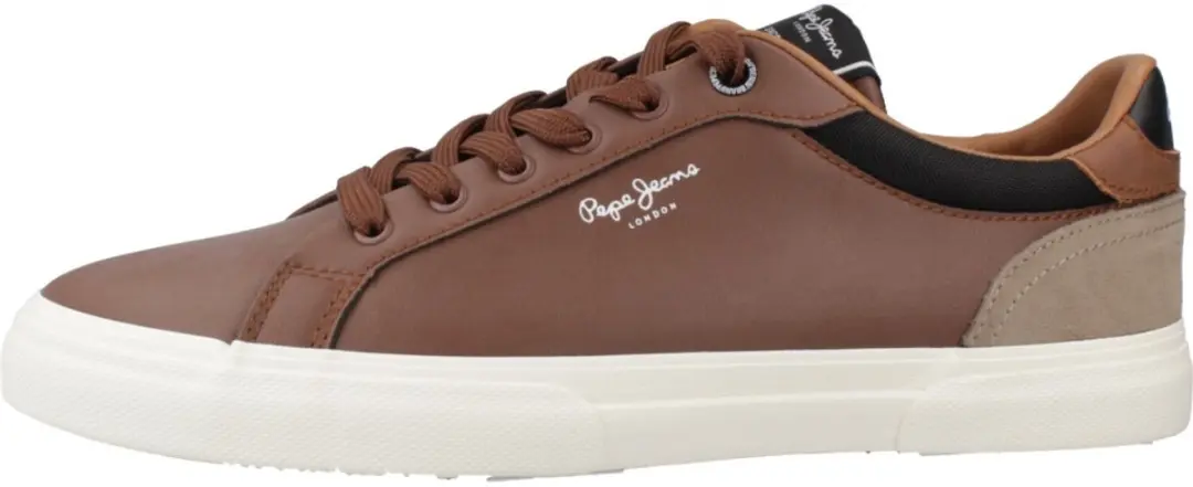 Pepe Jeans Kenton Court Sneakers - Bruin - afbeelding 2 van 6