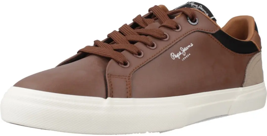 Pepe Jeans Kenton Court Sneakers - Bruin - afbeelding 3 van 6