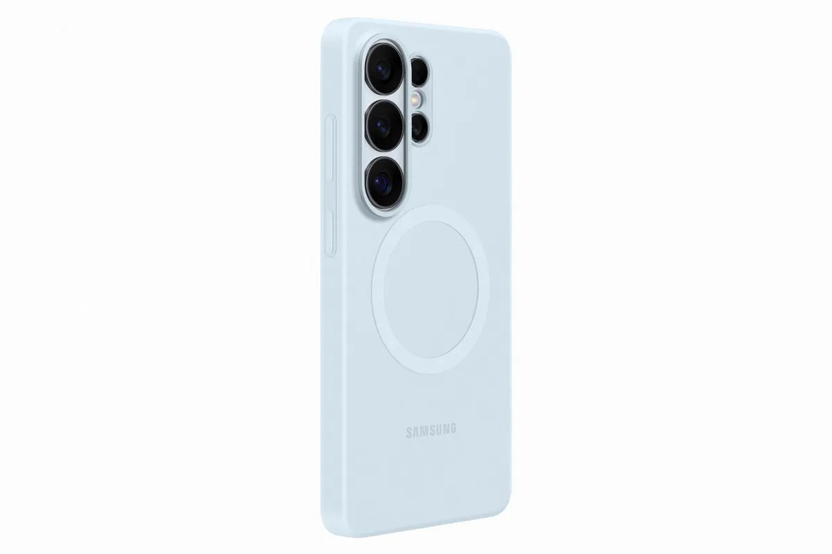 Samsung Galaxy S26 Ultra Silicone Magnet Hoesje - Lichtblauw EF-ES948CLEGWW