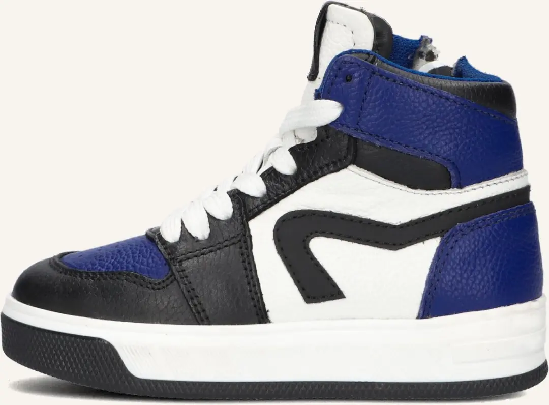 Pinocchio P1012 Hoge sneakers - Leren Sneaker - Jongens - Blauw - Maat 23 - afbeelding 5 van 6