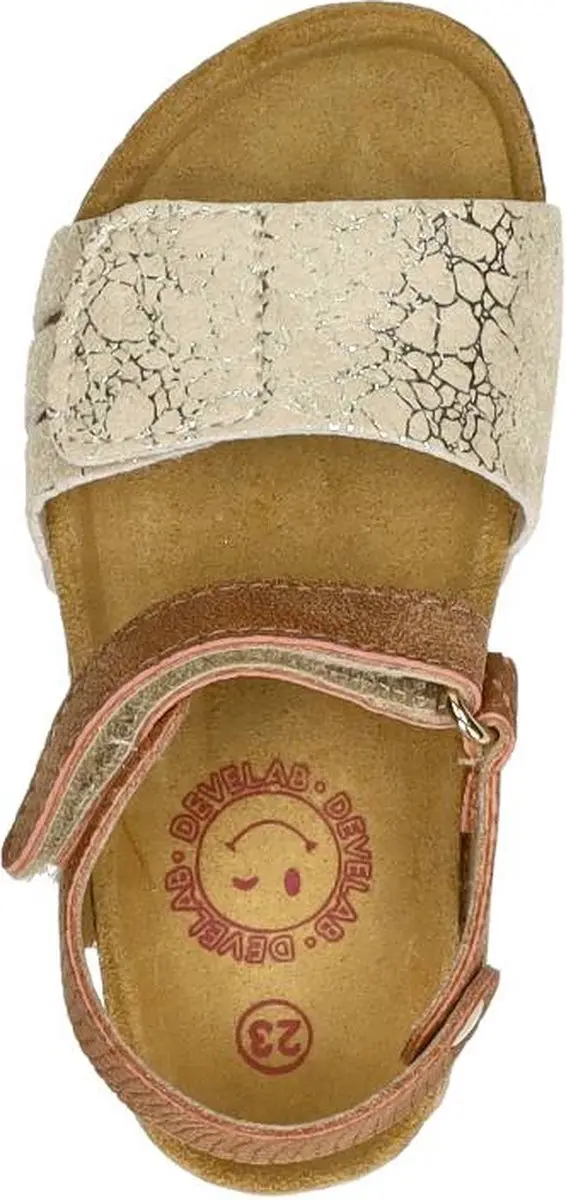 Develab 48410 Sandalen - Meisjes - Beige - Maat 22 - afbeelding 5 van 6