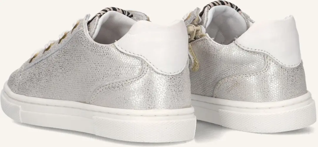 Develab 44708 Sneakers Meisjes - Leren Sneaker - Zilver - Maat 24 - afbeelding 6 van 6