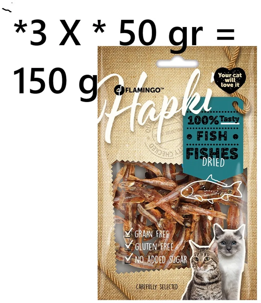 Flamingo Hapki Gedroogde Visjes