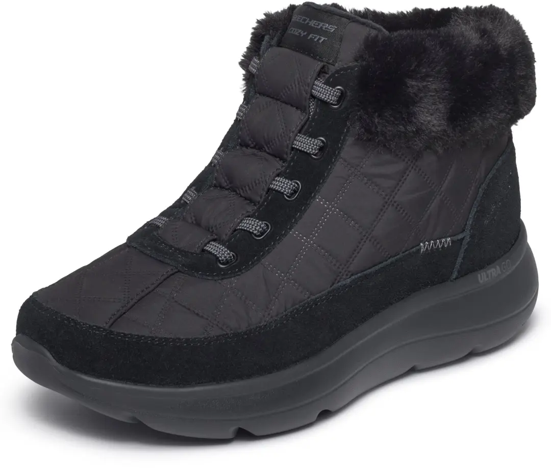 Skechers Slip-Ins Cozy Fit Veterboots zwart
