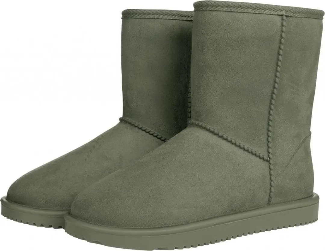 HKM Davos Laarsjes Outdoor Olijfgroen
