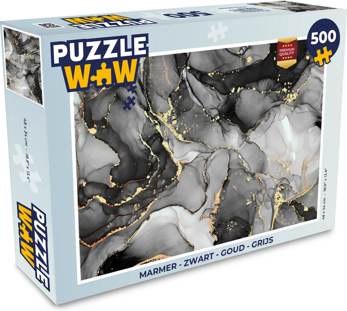 PuzzleWow Marmer Legpuzzel 500 Stuks