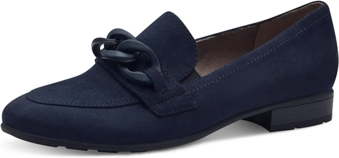 Jana Dames Vegan Loafers met Blokhak - Comfort & Stijl