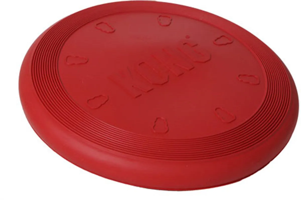 KONG Flyer S Kauwspeelgoed 254x176x18mm - Rood