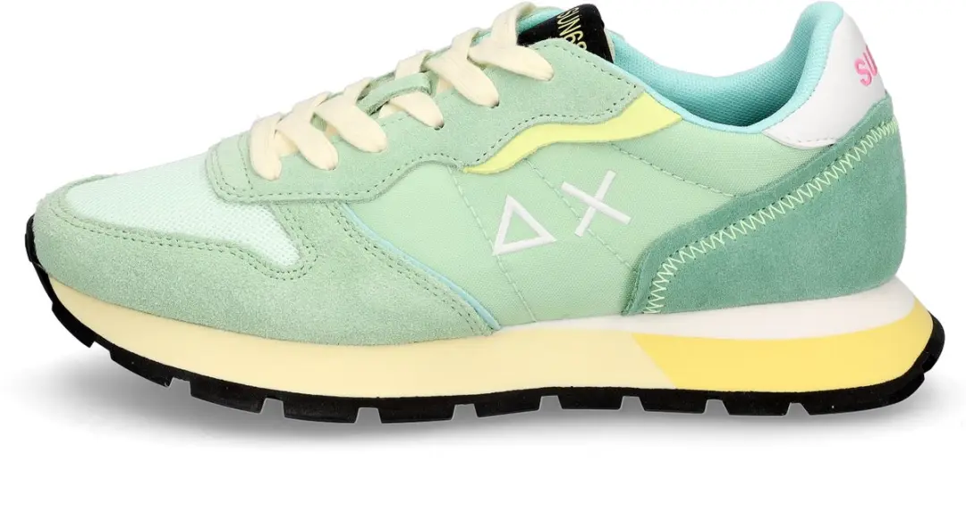 Sun68 Ally Color Explosion Sneakers - Dames - Groen - Maat 39 - afbeelding 2 van 6
