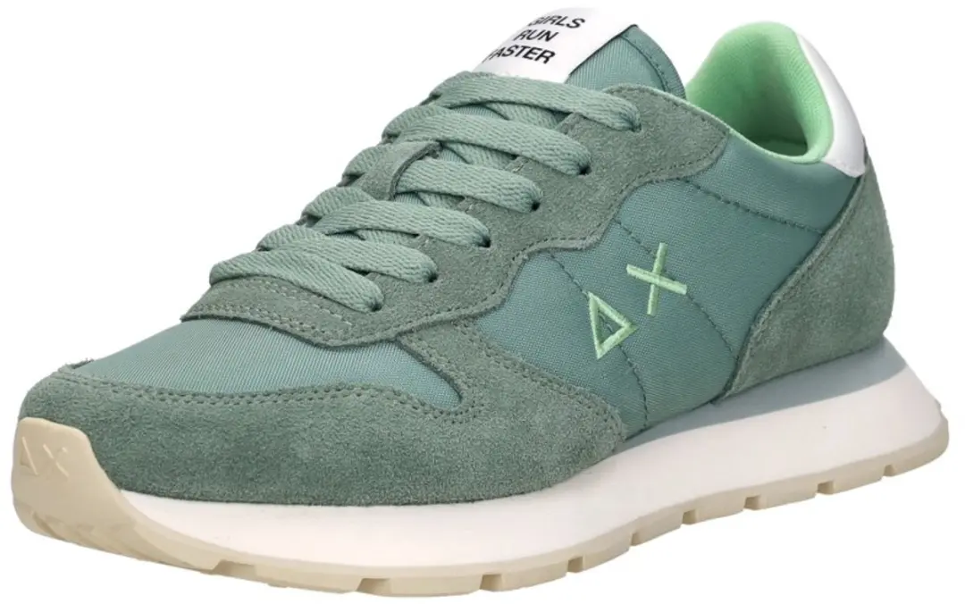 Sun68 Ally Solid Nylon Sneakers - Groen 37 - afbeelding 5 van 6