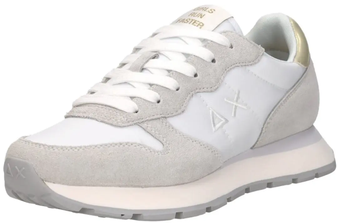 Sun68 Ally Gold Silver Sneakers - Dames - Wit - afbeelding 5 van 6