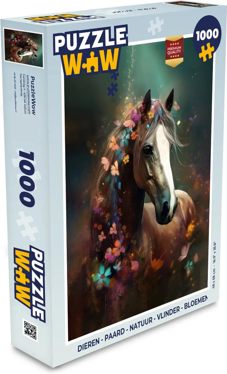 PuzzleWow Dieren Puzzel 1000 Stuks